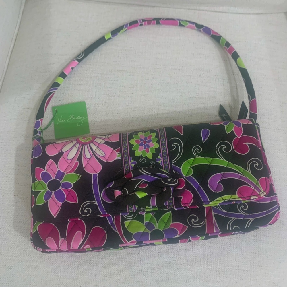 Vera Bradley Purple Punch Purse Knot Just a Clutch